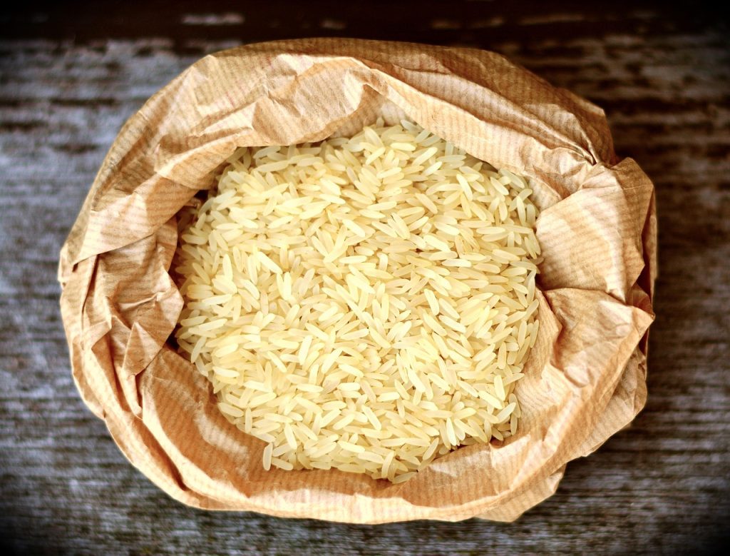 rice, rice grains, food, meal, nourishment, grains, paper bag, packaging, cook, rice, rice, rice, rice, rice-3506194.jpg